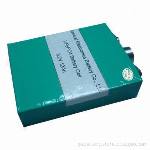 3.2V/12Ah LiFeO4 Battery Pack, Longer Cycle Life